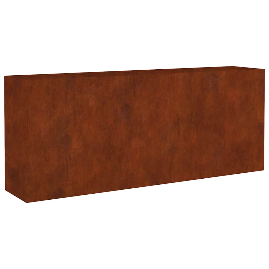 Hochbeet 200x40x80 cm Cortenstahl