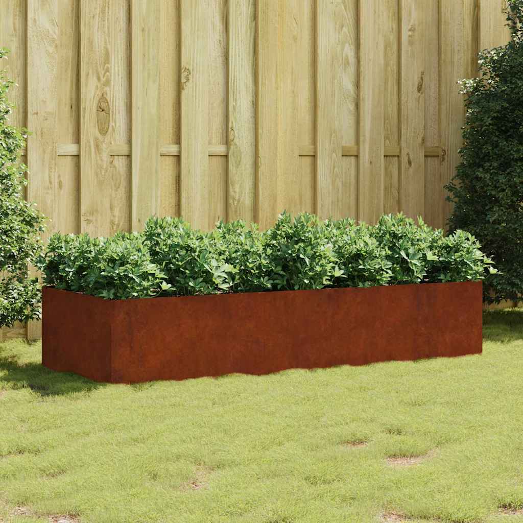 Hochbeet 200x80x40 cm Cortenstahl