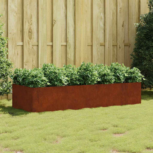 Hochbeet 200x80x40 cm Cortenstahl