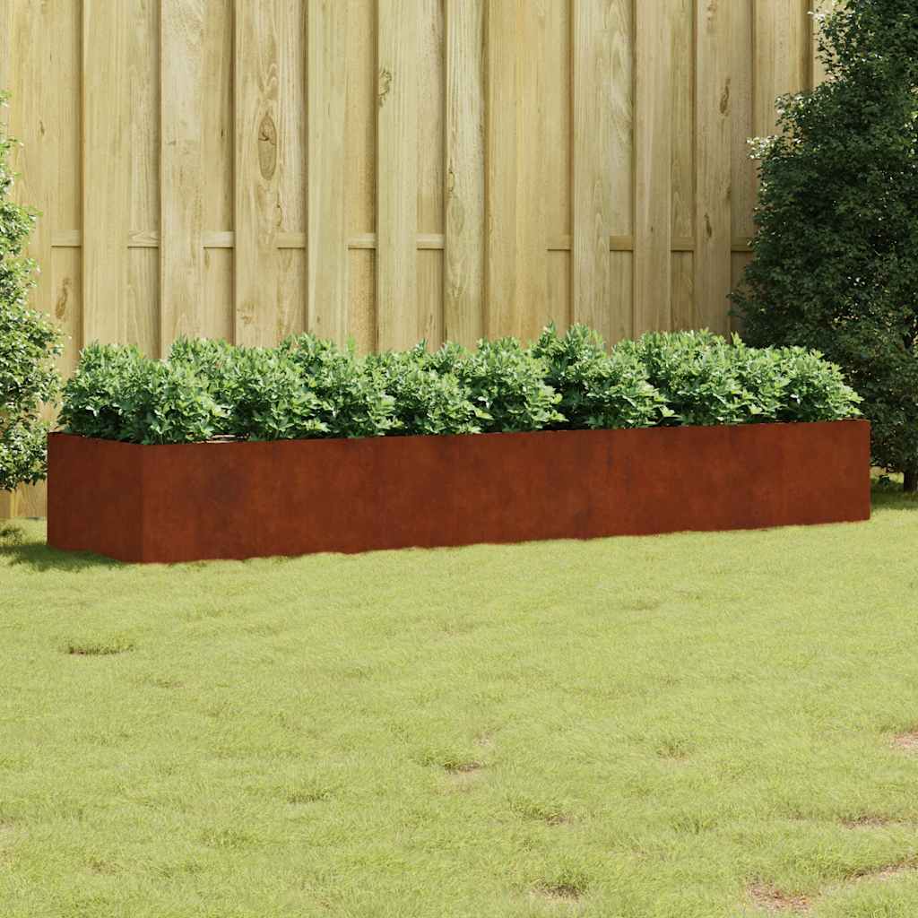 Hochbeet 280x80x40 cm Cortenstahl