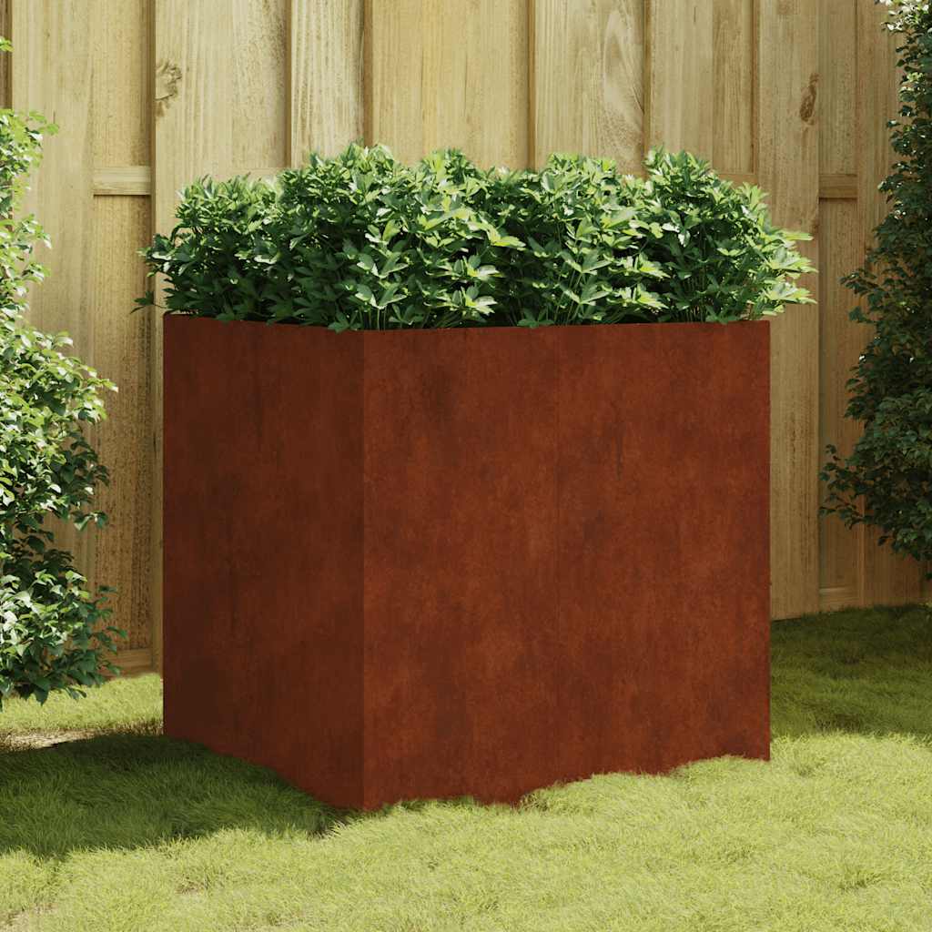 Pflanzkübel 80x80x80 cm Cortenstahl