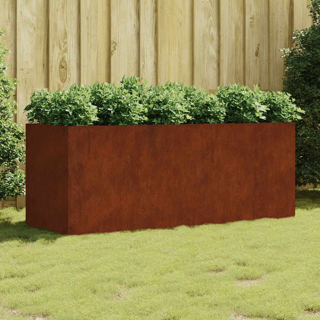 Hochbeet 200x80x80 cm Cortenstahl