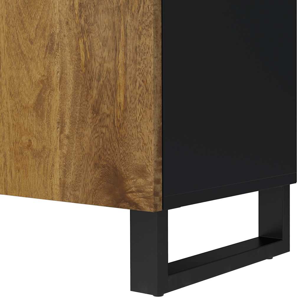 TV-Schrank 105x33,5x46 cm Massivholz Mango & Holzwerkstoff