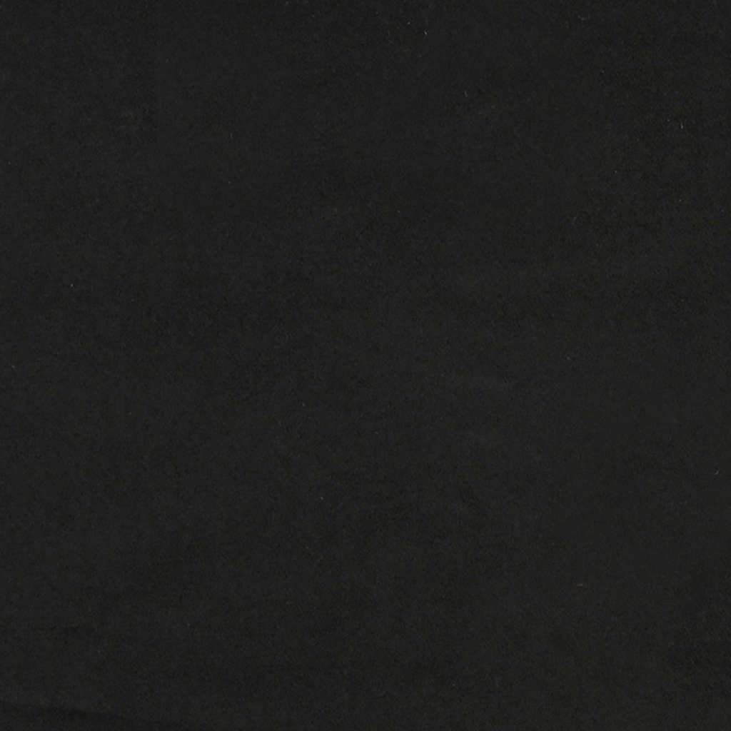 Schlafsofa mit Kissen Schwarz Samt