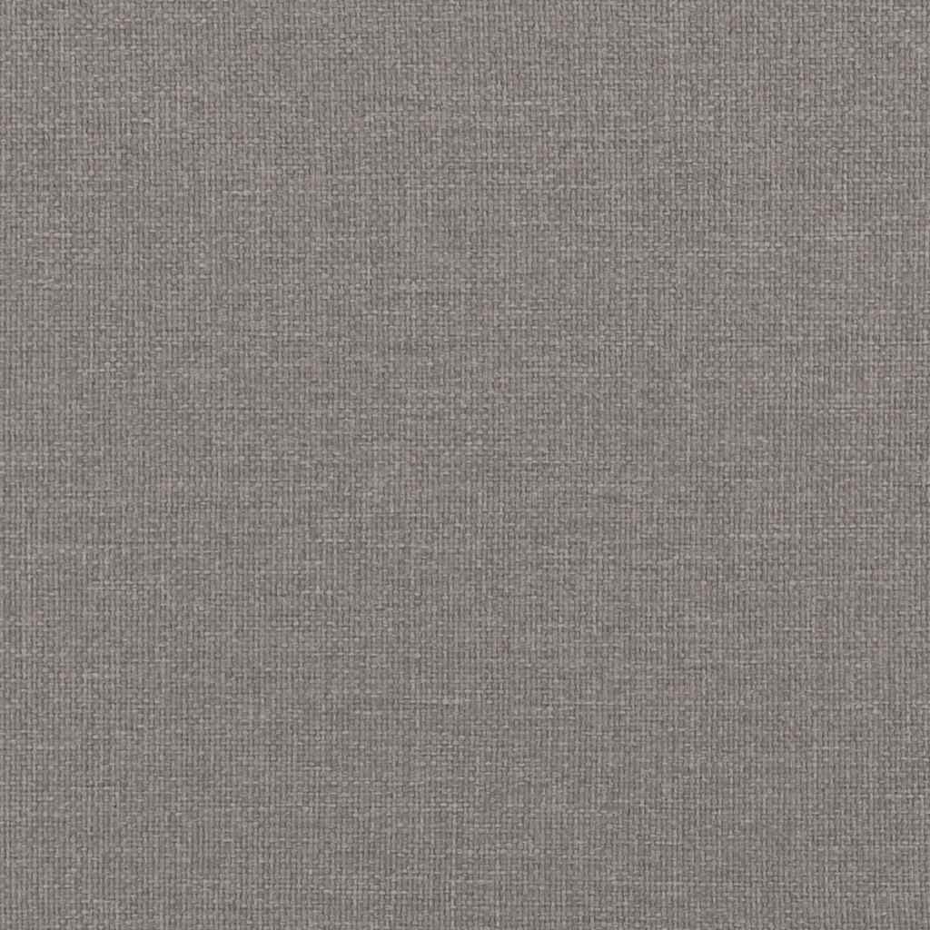 Schlafsofa mit Kissen Taupe Stoff