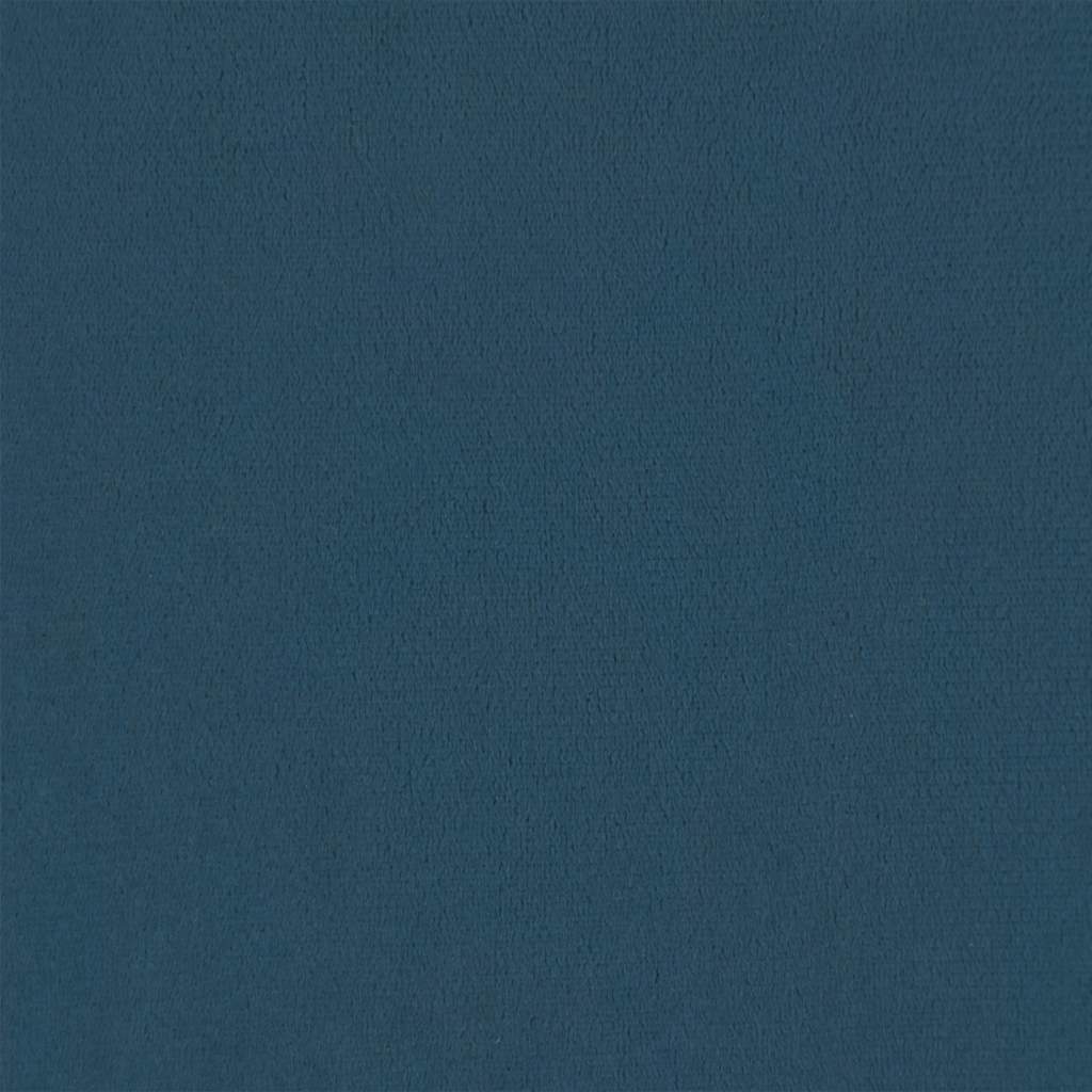 Schlafsofa Blau Samt