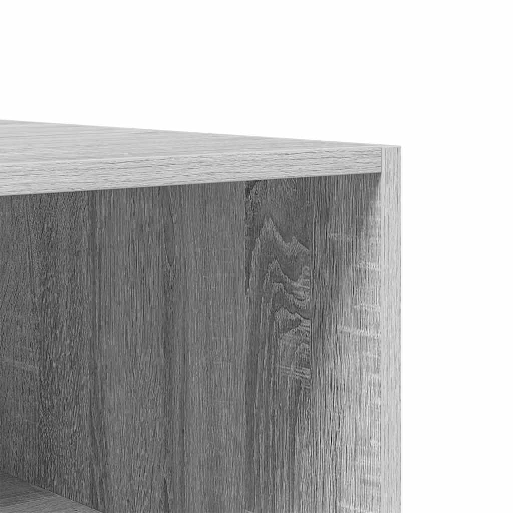 Kleiderschrank Grau Sonoma 100x50x200 cm Holzwerkstoff