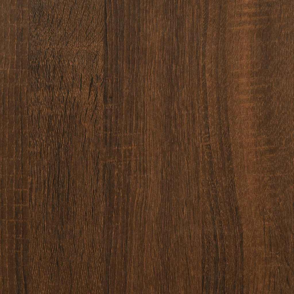 Kleiderschrank Braun Eiche-Optik 100x50x200 cm Holzwerkstoff