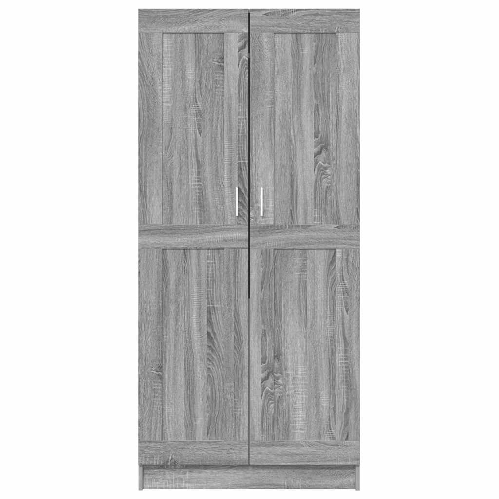 Kleiderschrank Grau Sonoma 82,5x51,5x180 cm Holzwerkstoff