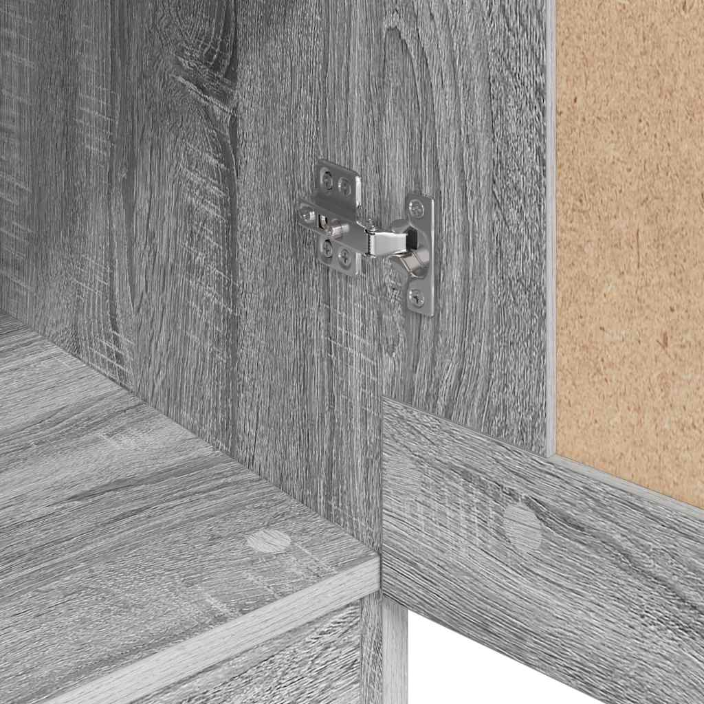 Kleiderschrank Grau Sonoma 82,5x51,5x180 cm Holzwerkstoff