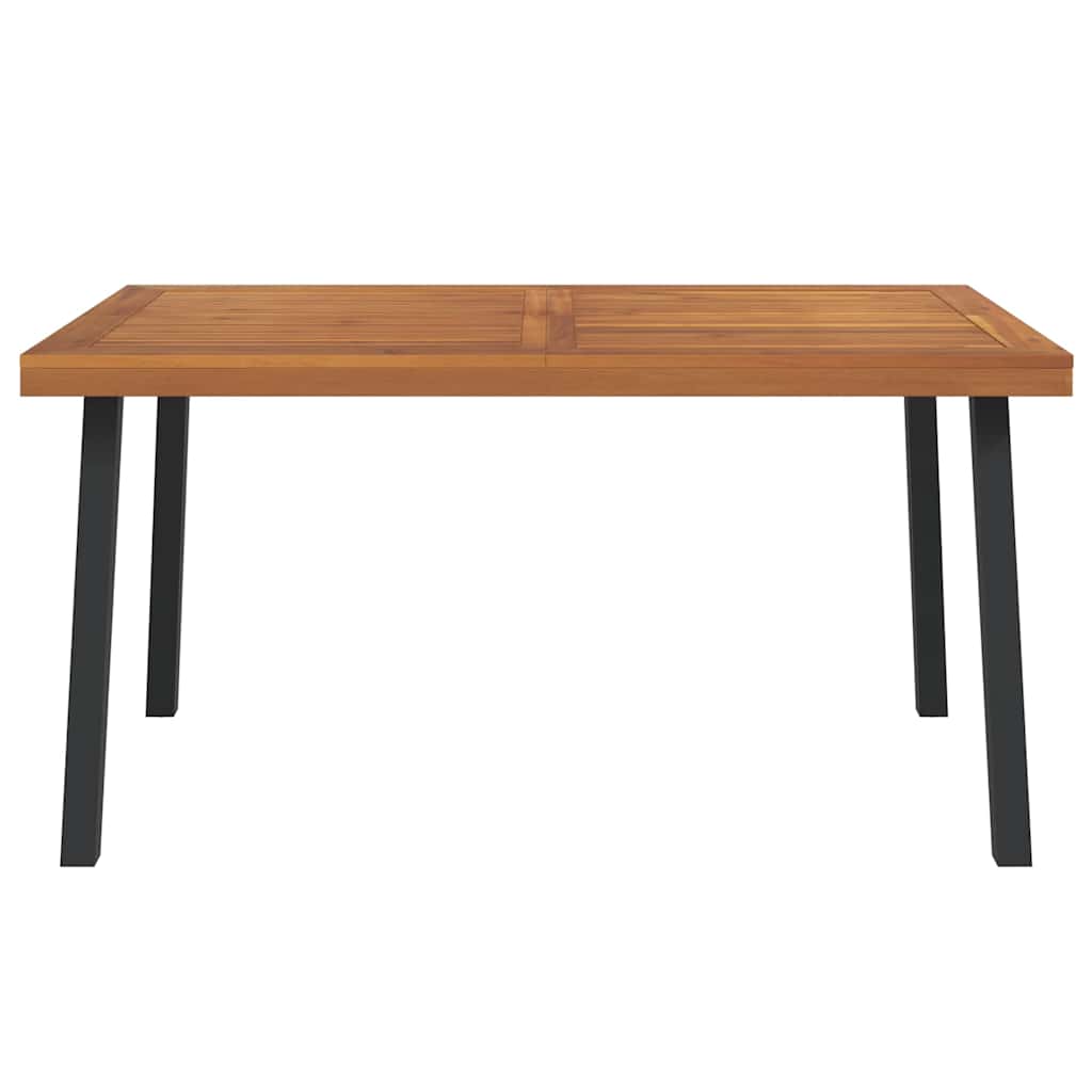 Gartentisch 150x90x75 cm Massivholz Akazie