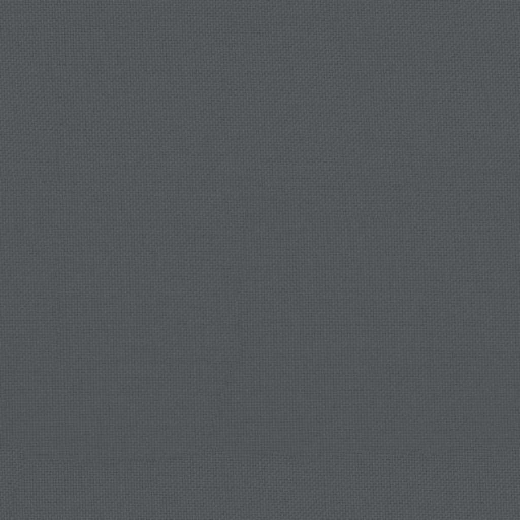 Mittelsofas mit Kissen 2 Stk. Schwarz Massivholz Kiefer