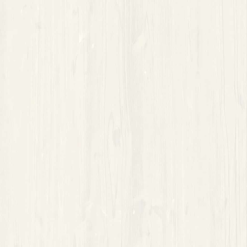 Kleiderschrank VIGO Weiß 90x55x170 cm Massivholz Kiefer