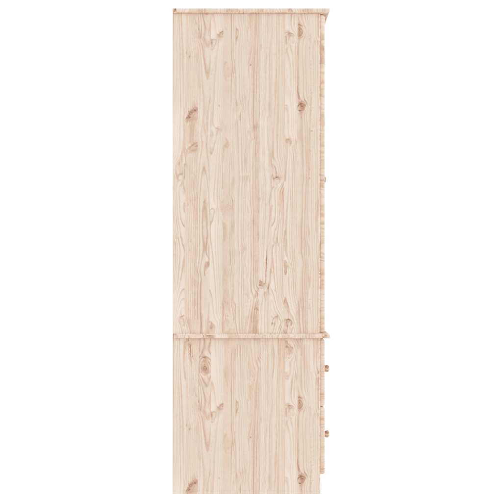 Kleiderschrank ALTA 90x55x170 cm Massivholz Kiefer