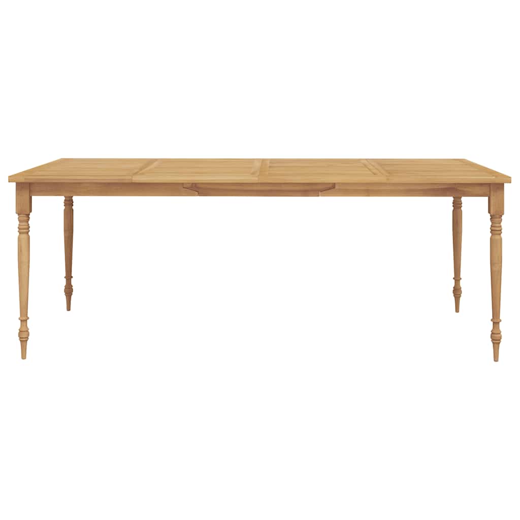Batavia-Tisch 200x100x75 cm Massivholz Teak