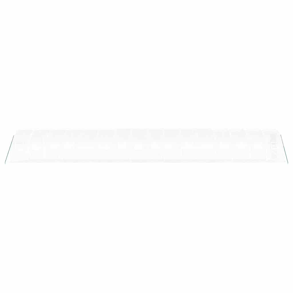Gewächshaus mit Stahlrahmen Weiß 48 m² 16x3x2 m