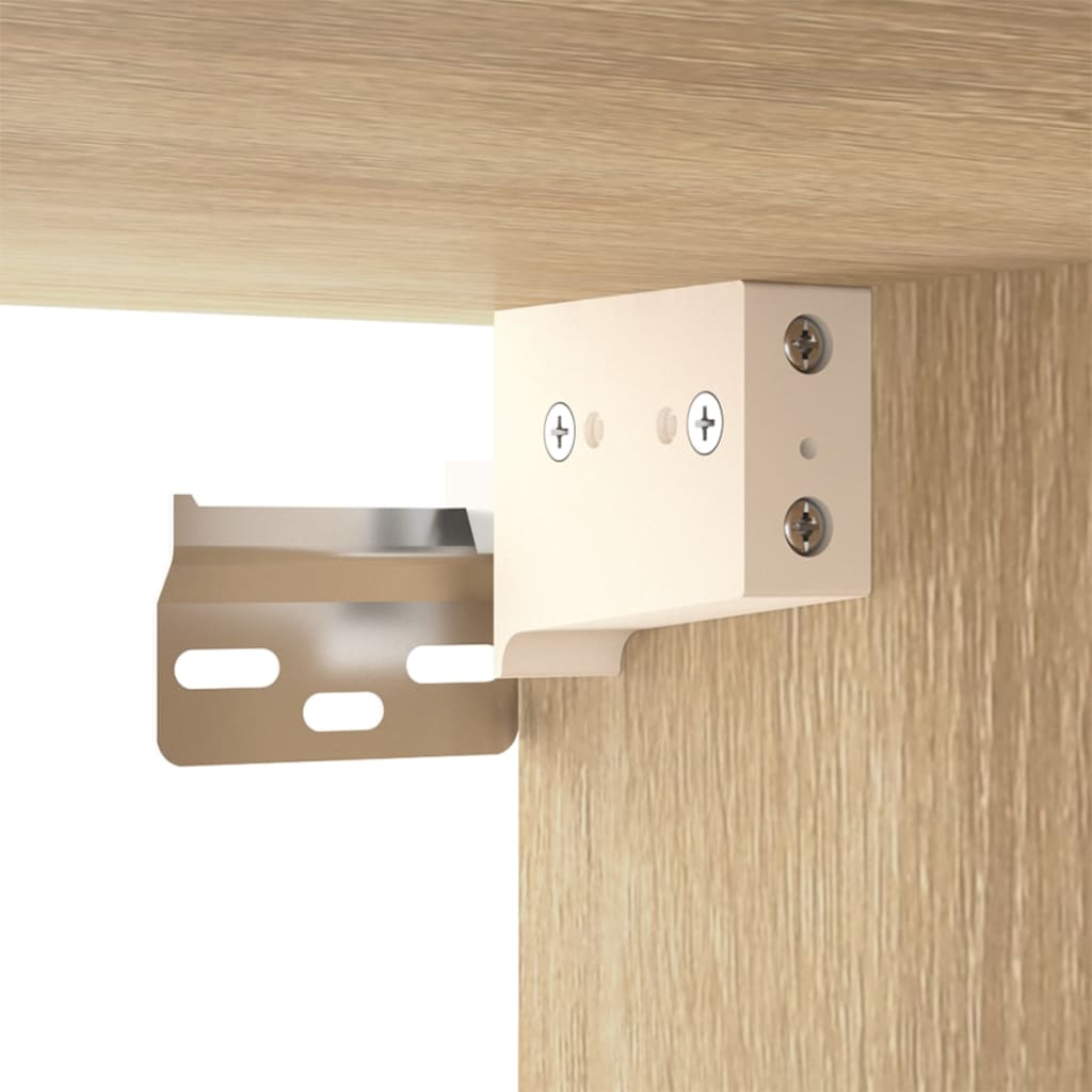 TV-Wandschränke 2 Stk. Sonoma-Eiche 100x34,5x40 cm