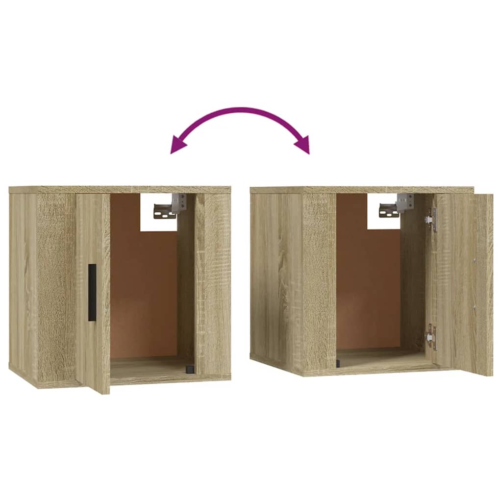 3-tlg. TV-Schrank-Set Sonoma-Eiche Holzwerkstoff