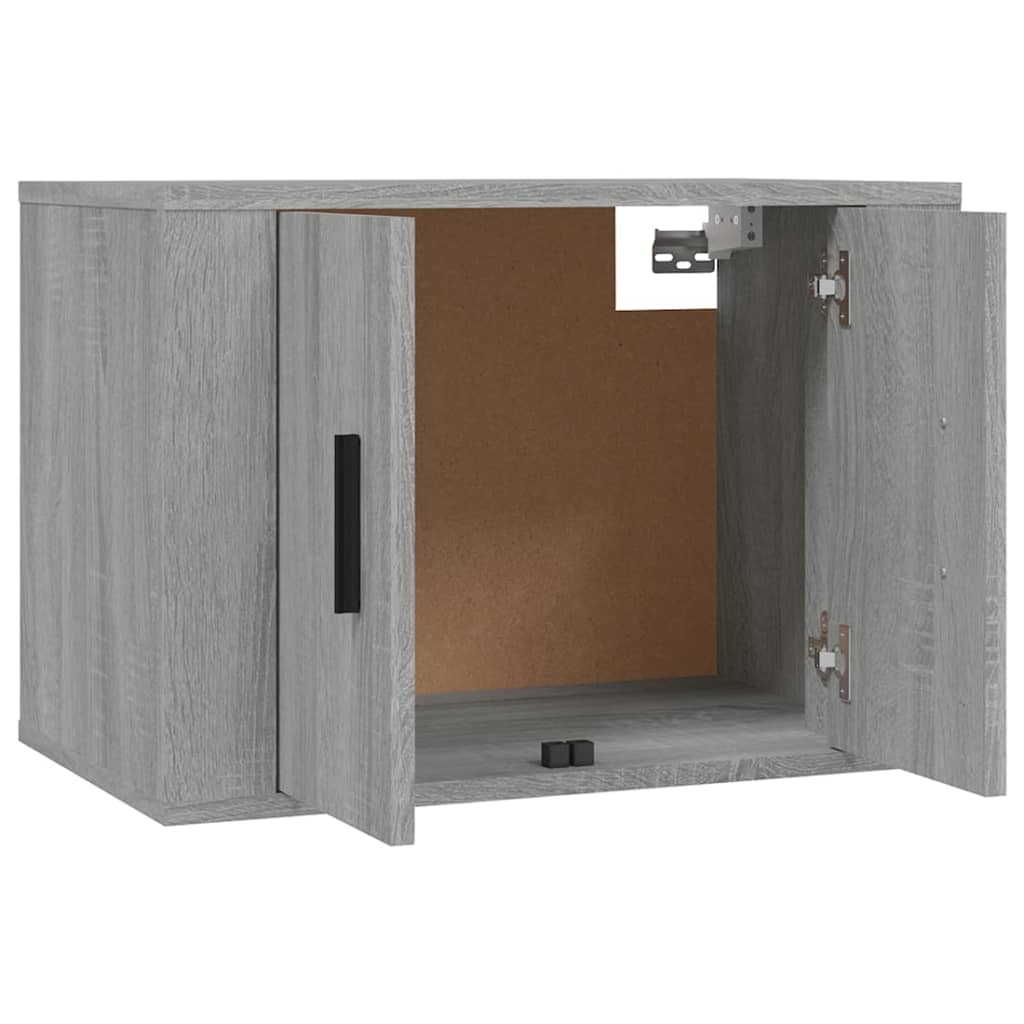 4-tlg. TV-Schrank-Set Grau Sonoma Holzwerkstoff
