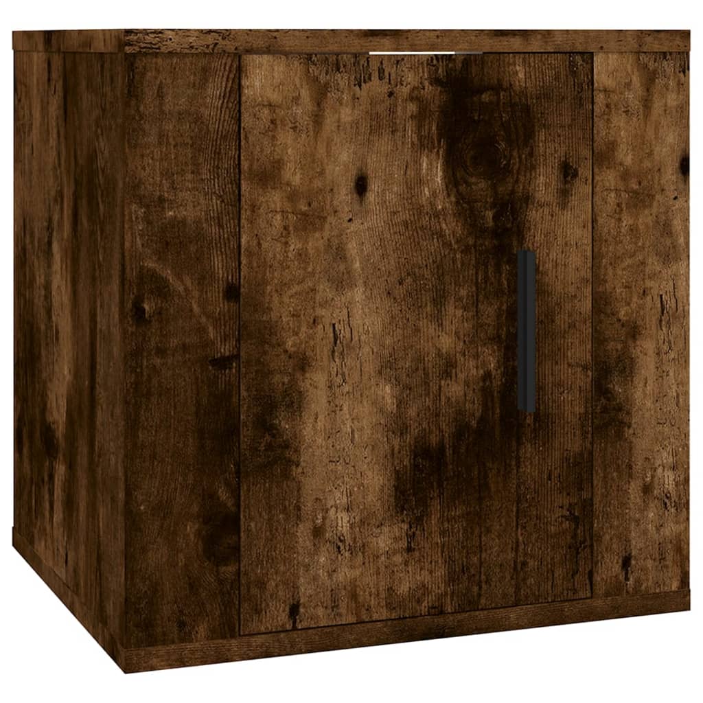 7-tlg. TV-Schrank-Set Räuchereiche Holzwerkstoff