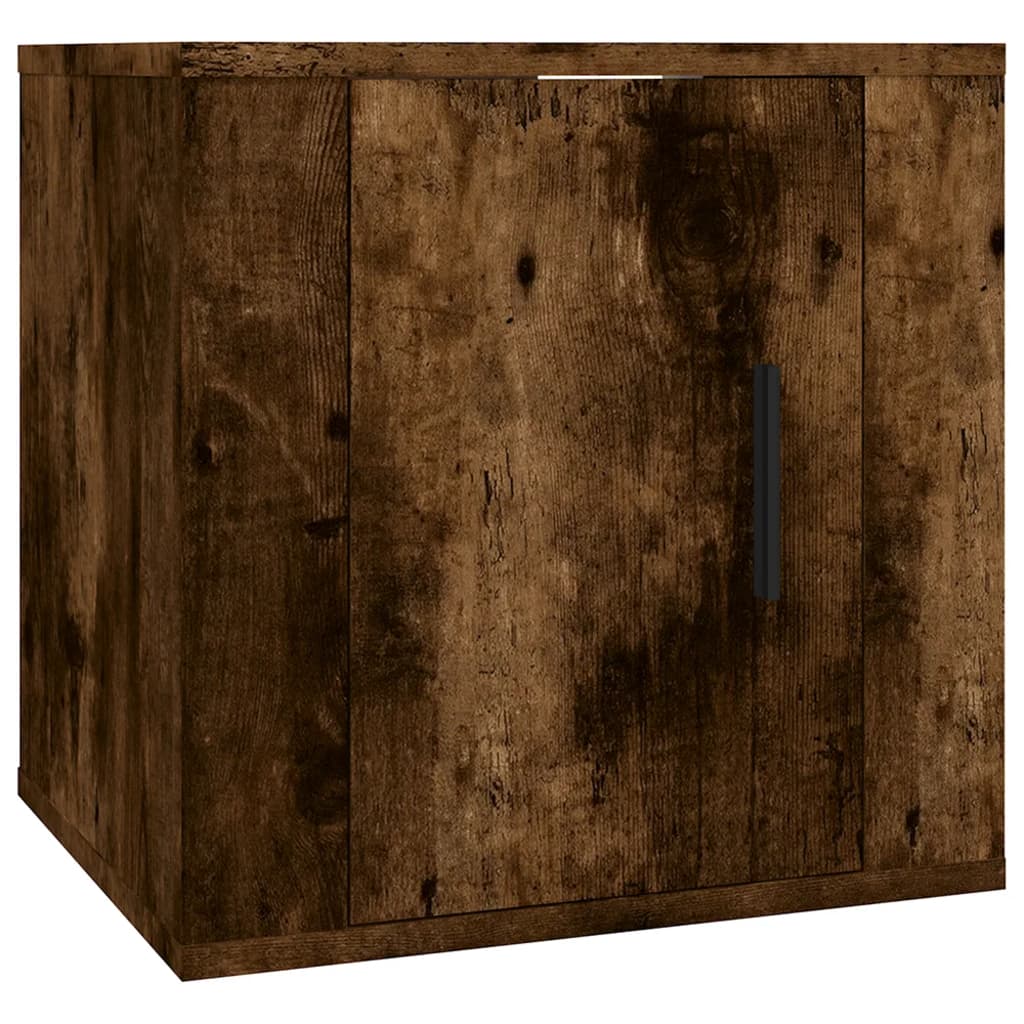7-tlg. TV-Schrank-Set Räuchereiche Holzwerkstoff