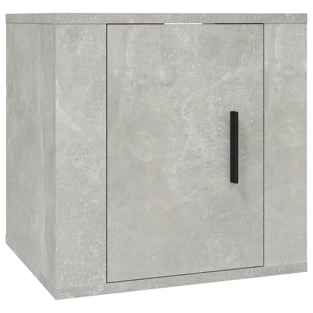 6-tlg. TV-Schrank-Set Betongrau Holzwerkstoff