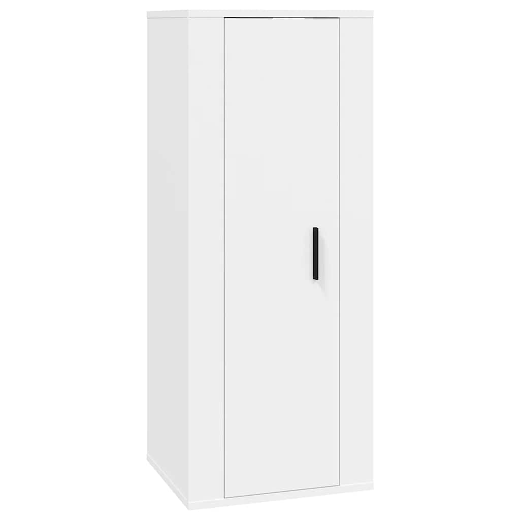 2-tlg. TV-Schrank-Set Weiß Holzwerkstoff