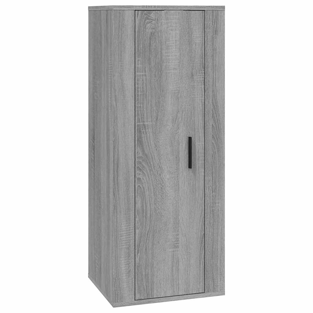 3-tlg. TV-Schrank-Set Grau Sonoma Holzwerkstoff