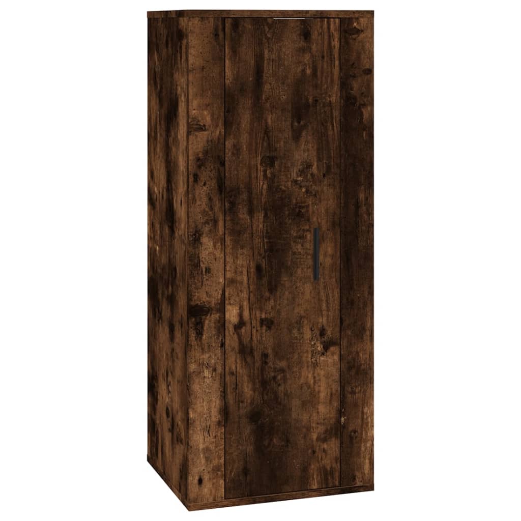 8-tlg. TV-Schrank-Set Räuchereiche Holzwerkstoff