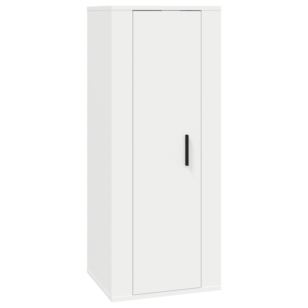 7-tlg. TV-Schrank-Set Weiß Holzwerkstoff
