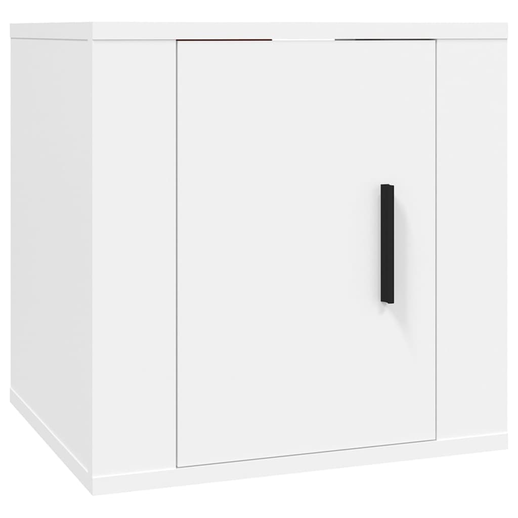 7-tlg. TV-Schrank-Set Weiß Holzwerkstoff