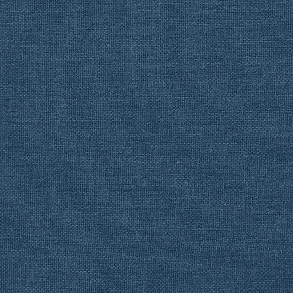 Bodensofa mit Schlaffunktion Blau 112x174x55 cm Stoff