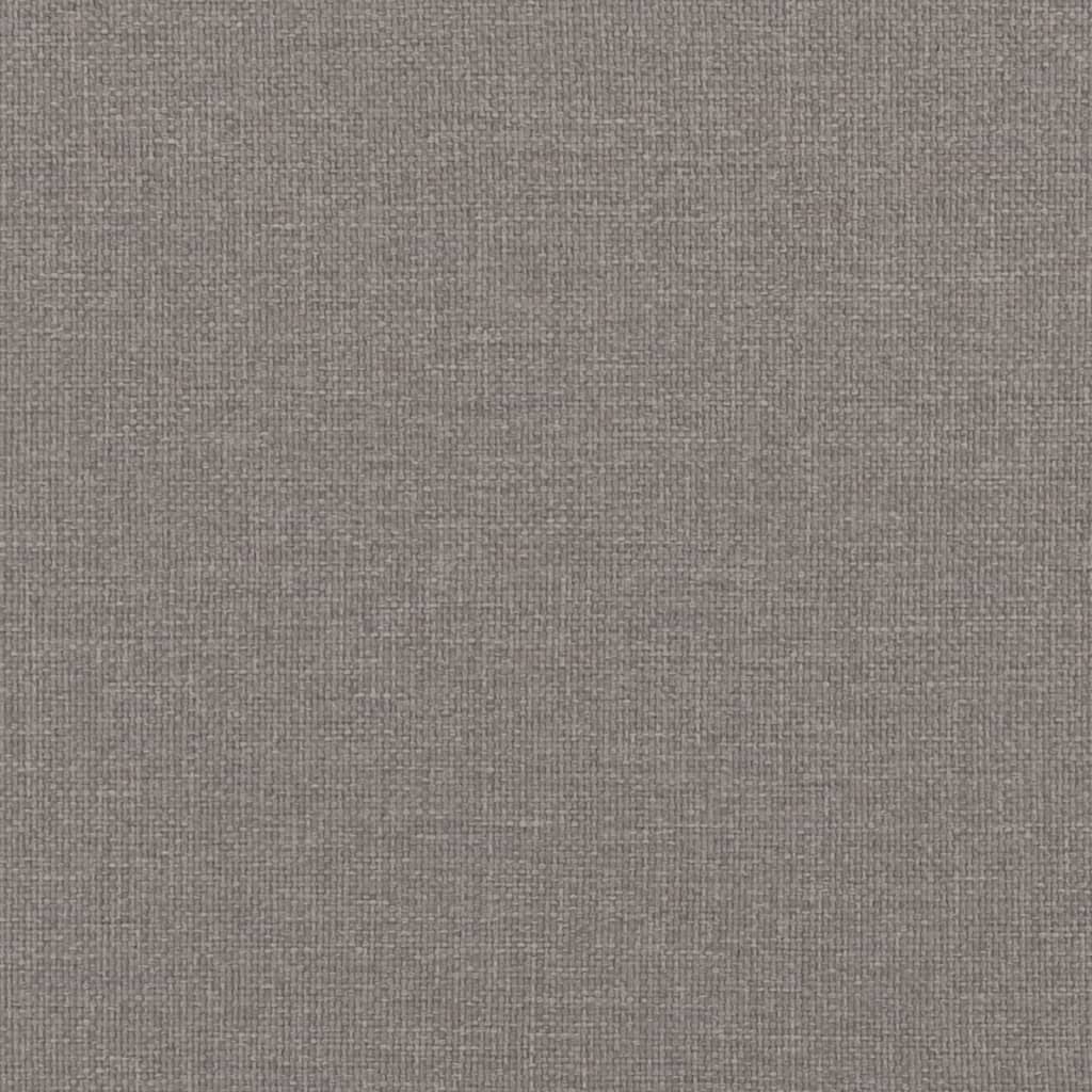 3-tlg. Sofagarnitur Taupe Stoff