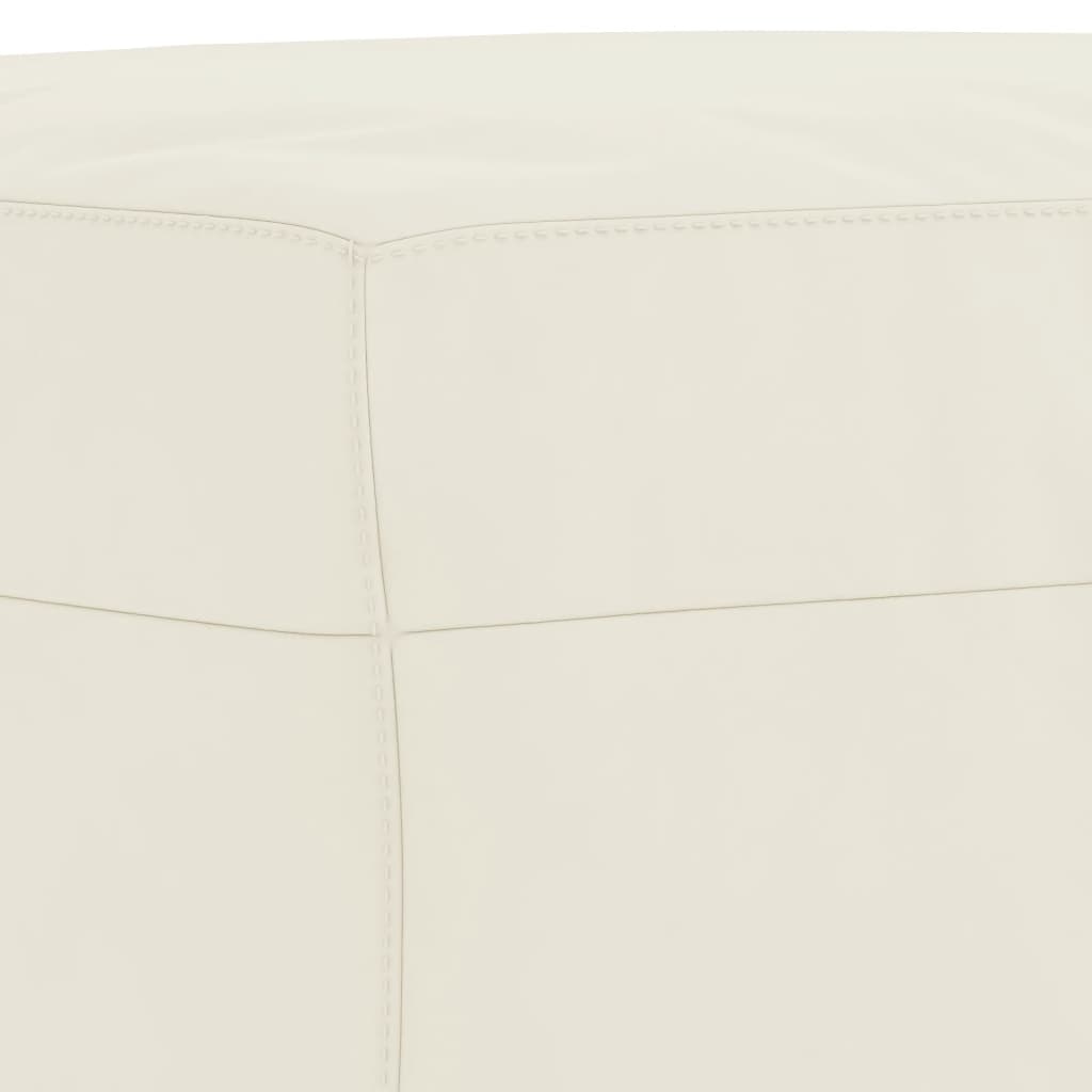 3-tlg. Sofagarnitur Creme Samt