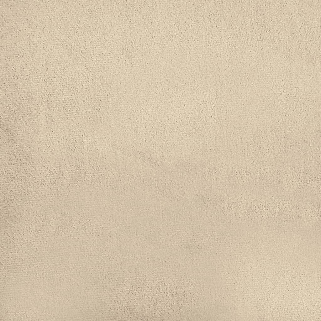 3-tlg. Sofagarnitur mit Kissen Beige Mikrofasergewebe