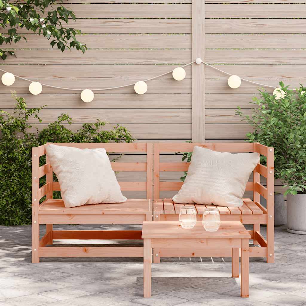 Garten-Ecksofas 2 Stk. 70x70x67 cm Massivholz Douglasie