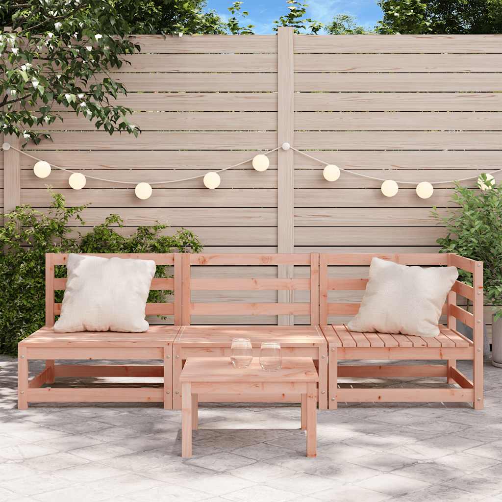 Gartensofa 3-Sitzer Massivholz Douglasie