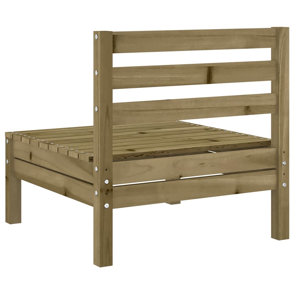 Gartensofas ohne Armlehnen 4 Stk. Kiefernholz Imprägniert