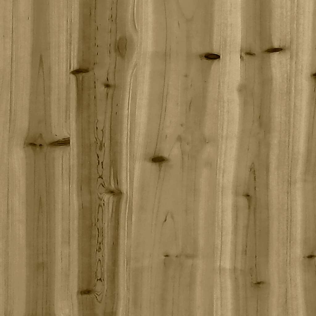 Gartensofas ohne Armlehnen mit Kissen 2 Stk. Kiefernholz