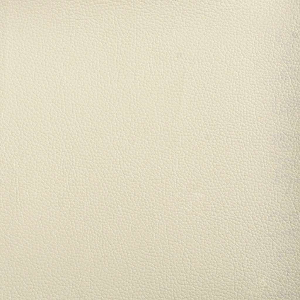 2-Sitzer-Sofa Creme 140 cm Kunstleder