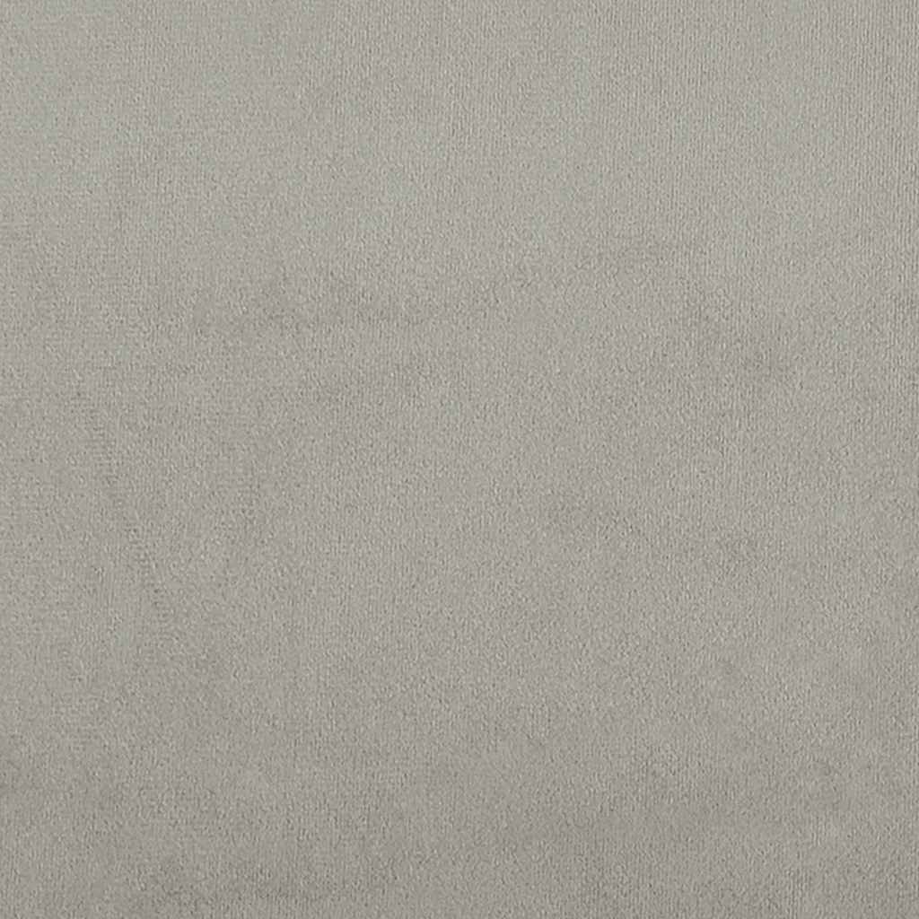 Sessel Hellgrau 60 cm Samt