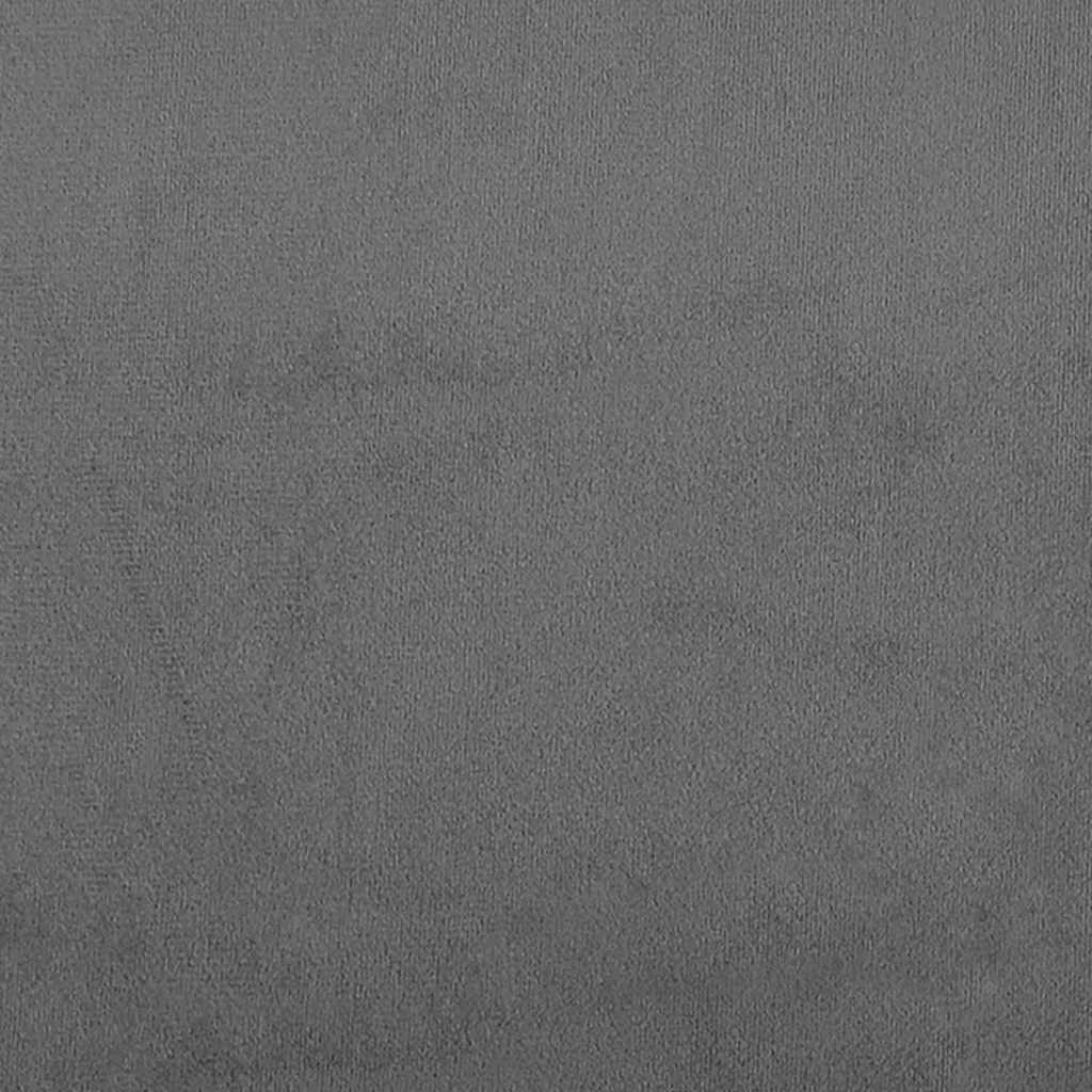 Sessel Dunkelgrau 60 cm Samt