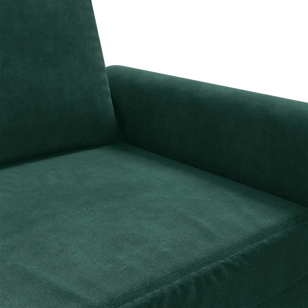 Sessel Dunkelgrün 60 cm Samt