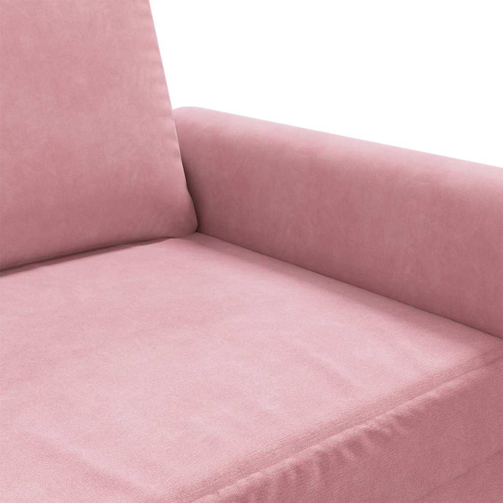 Sessel Rosa 60 cm Samt