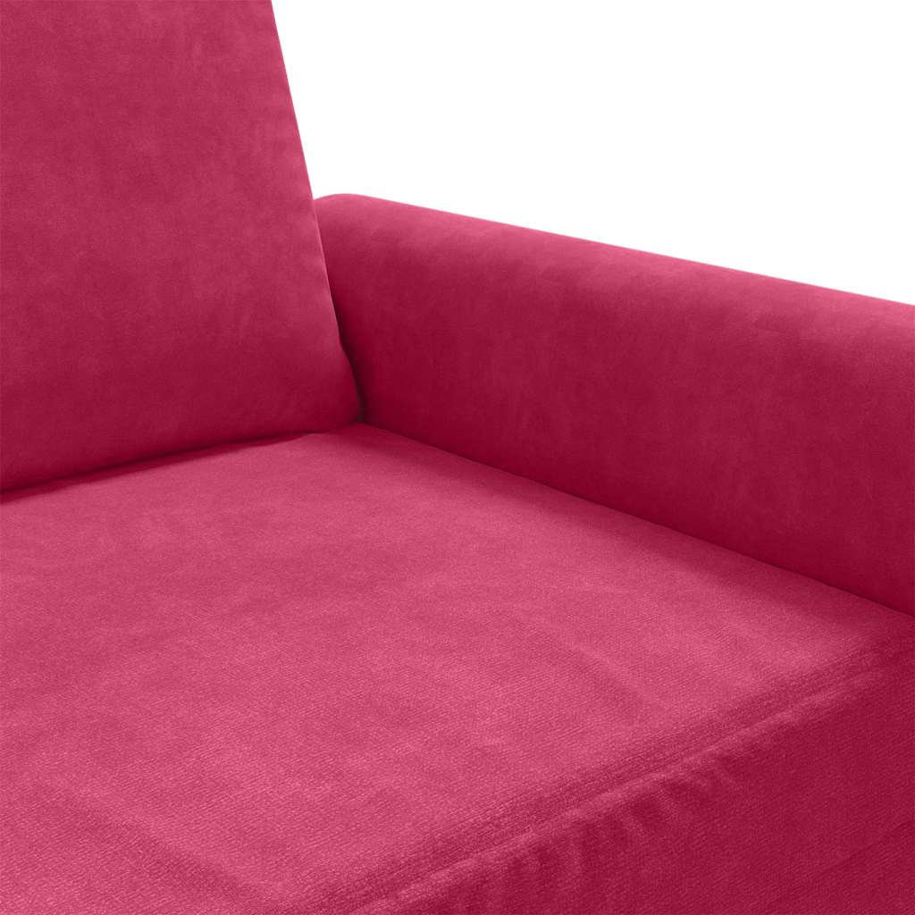 Sessel Weinrot 60 cm Samt