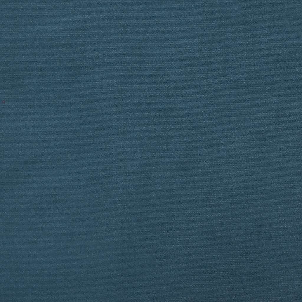 2-Sitzer-Sofa Blau 120 cm Samt