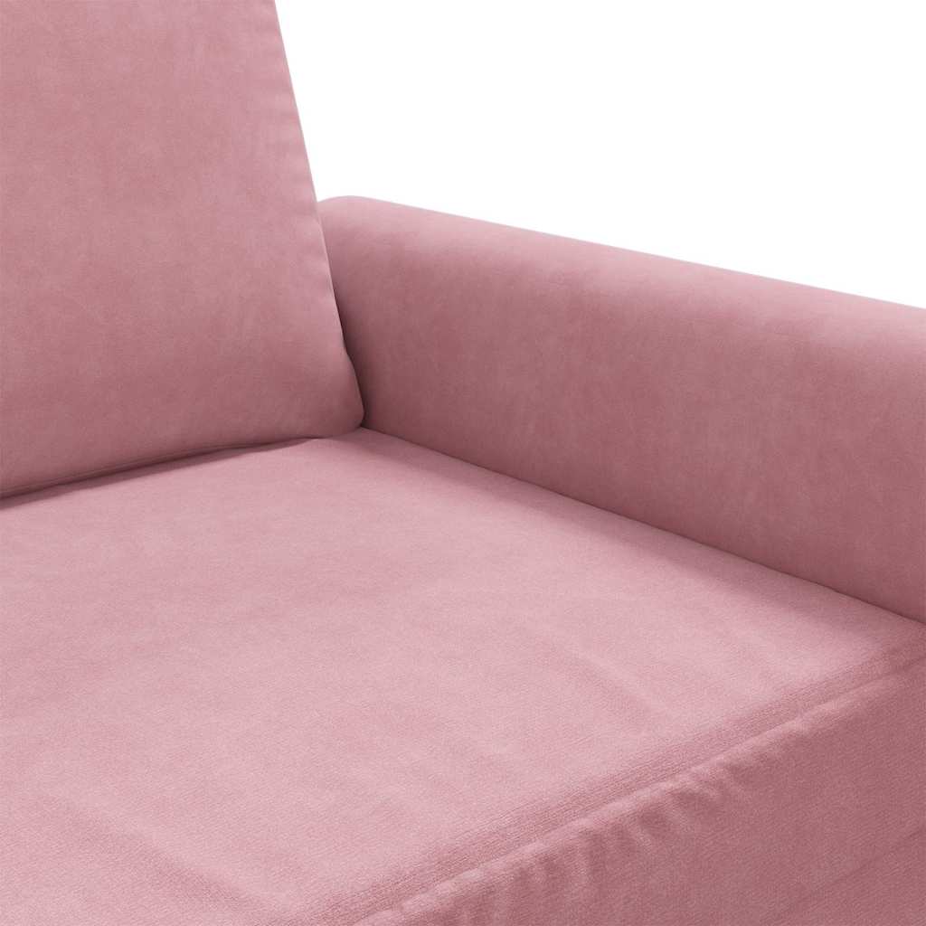 3-Sitzer-Sofa Rosa 180 cm Samt