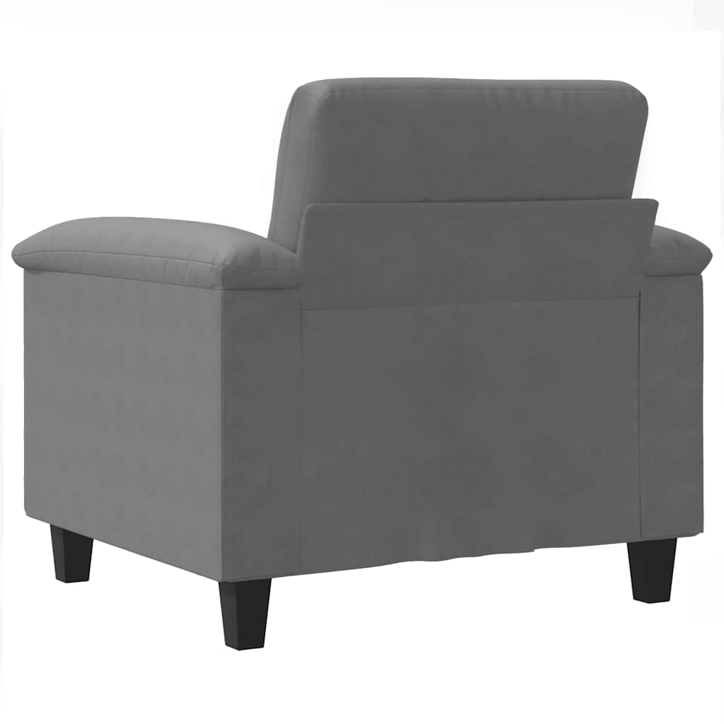 Sessel Dunkelgrau 60 cm Mikrofasergewebe