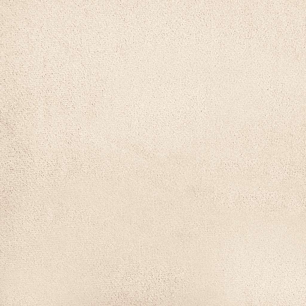2-Sitzer-Sofa Creme 140 cm Mikrofasergewebe