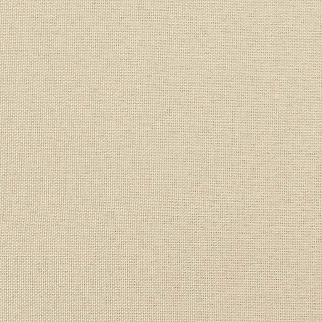 2-Sitzer-Sofa Creme 140 cm Stoff